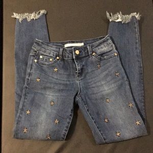 Tractr skinny jeans with stars